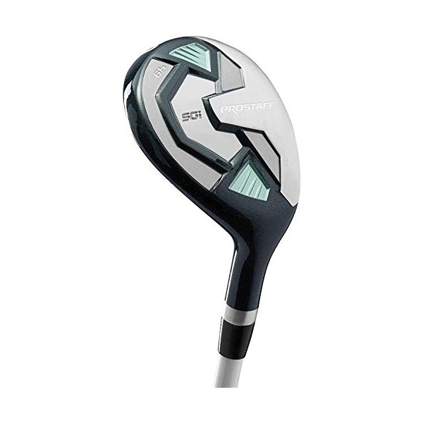 Wilson Staff Golf Club, Pro Staff SGI Hybrid 6, For Right-Handed Women, Graphite Shaft, Silver/Green, WGD152100