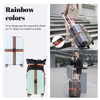 Rainbow Luggage Strap – Adjustable Travel Suitcase Belt with Hook