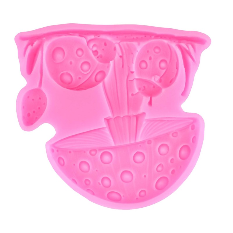 XMOLDNMS Pilz Fondant Silikonformen für Kuchen Dekoration Cupcake Topper Schokolade
