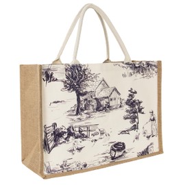 Hibala Woven Large Beach Bag Straw Bag Beach Tote Handmade Weaving Shoulder Bag Tassel Bag Handbag (Pastoral Style)