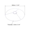 sourcing map Lamp Shade Ring, 300mm Dia. Lampshade Holder Frame