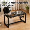 Flodomix Metal Elevated Dog Bowls, Raised Dog Bowls for Medium/Large