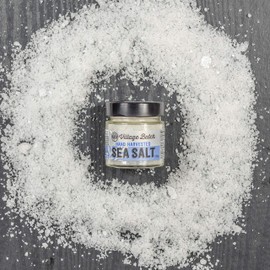 VILLAGE BATCH Harvested Organic Course Sea Salt Flakes FROM CRYSTAL CLEAR WATERS OFF THE MANI COAST IN GREECE, Natural Kosher Salt Gourmet Salt, Flaky Sea Salt for Grinder Refill, Flaky Salt (1 Pack)