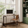 alawooder Folding Desk 30 Inch - No Assembly Small Foldable