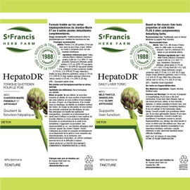 St. Francis Herb Farm St. Francis Herb Farm Hepato DR® Tincture | Daily Liver Support Supplement | Supports Liver Function and Liver Detox | Dandelion | Milk Thistle | Globe Artichoke | 100mL