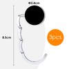 Purse Hook Foldable, 3 Pack Portable Purse Hook, Folding Bag