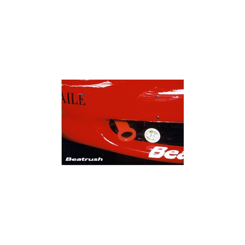 Beatrush(ビートラッシュ) フロントけん引フック （レッド） マツダ ユーノスロードスター[NA6CE、NA8C、NB6C、NB8C] 【S105...