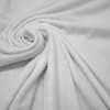 Fabric by the Metre Terry Towelling White 0.5 m Pure
