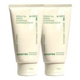 Innisfree Green Tea Amino Moisture Cleansing Foam 250g x 2 / 이니스프리 그린티 아미노 수분 클렌징폼 250g x2개