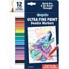 Crayola Ultra Fine Point Markers (12ct), No Bleed Markers for