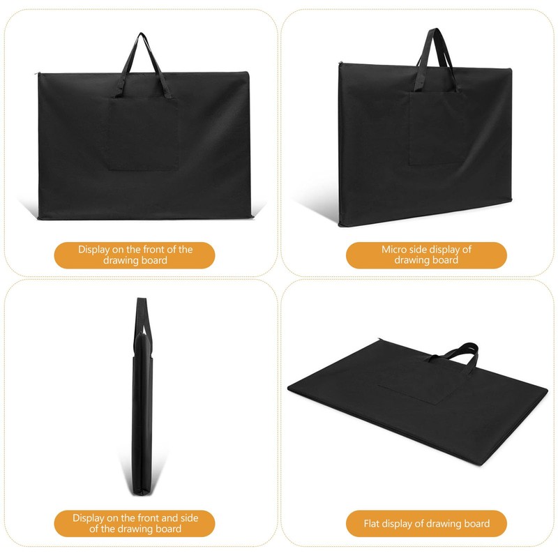 PCXWTLN A1 Art Portfolio Case, Black Artist Portfolio Carrying Case