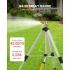 Unbranded Tripod Impact Sprinkler 360° Rotating Brass Nozzle Adjustable Height
