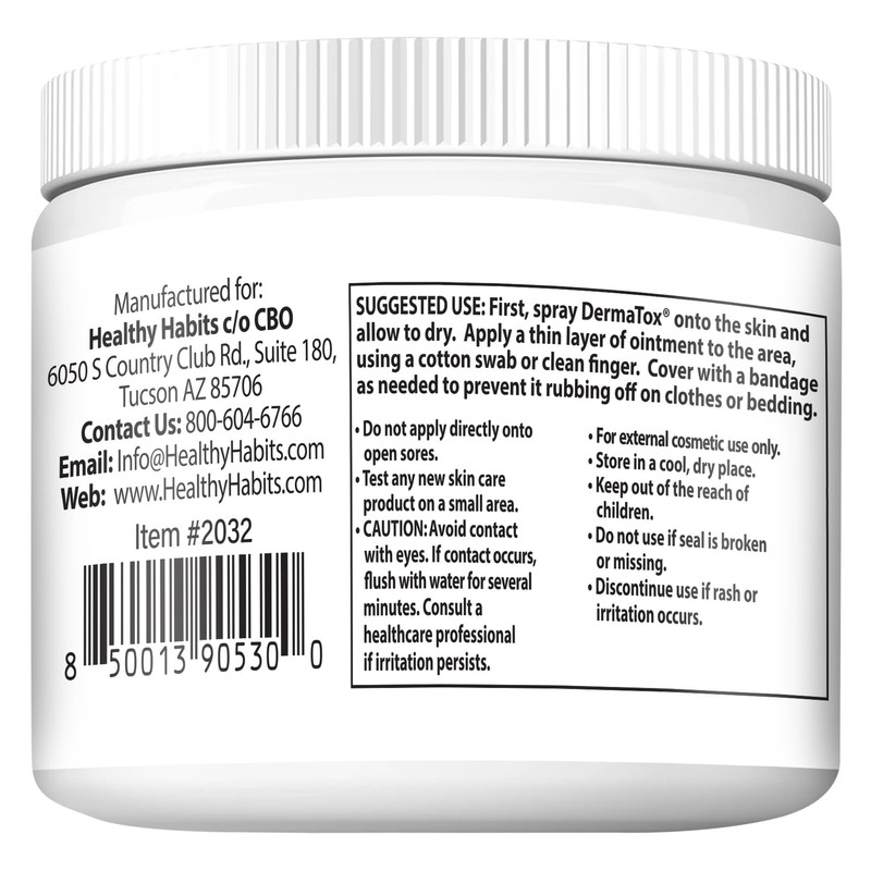 Healthy Habits DermaTox Ointment All Purpose Safe and Effective Skin