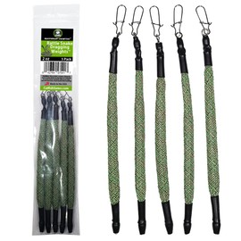 Rattle Snake Dragging Weights, Snagless Sinkers for Dragging, Trolling, and Drifting. Rattles to Attract Catfish (2oz, 5-Pack)