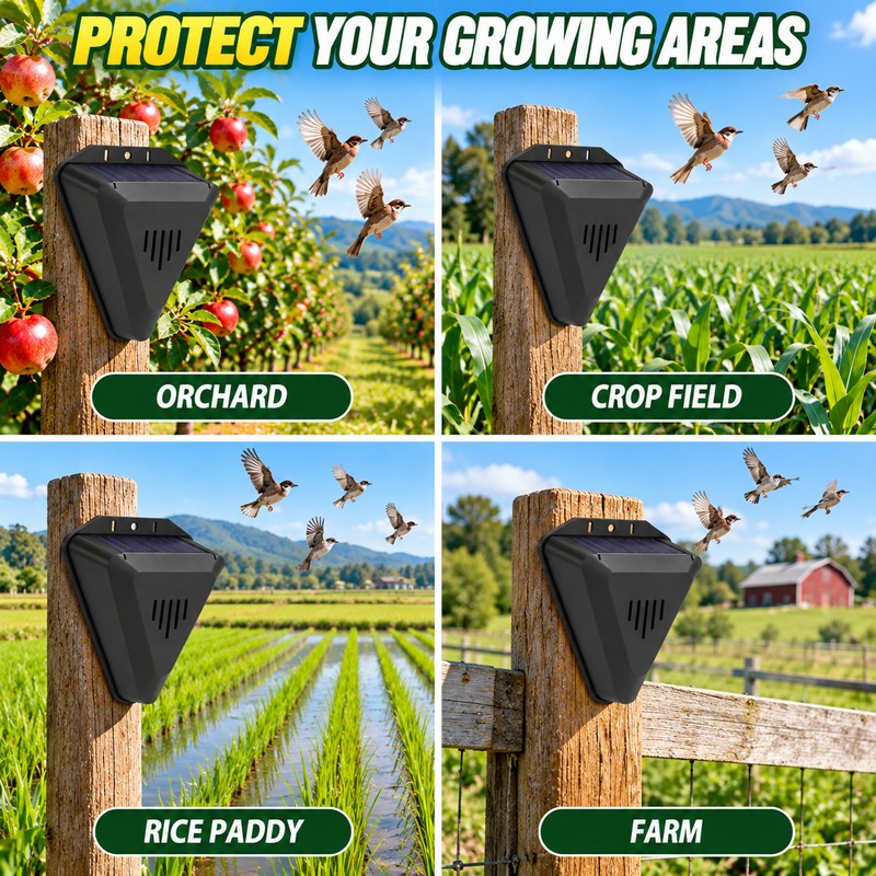 Solar Bird Repeller for Outdoor Protection – Solar Powered Animal