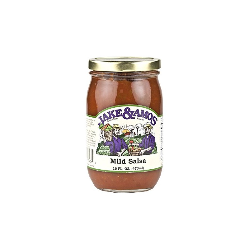 Jake & Amos Mild Salsa, 16 Oz. Jar (Pack of
