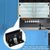 AWEN 4 Pcs Glass Doors Hinge Cupboard Showcase Wine Cabinet