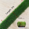 KuGuo Artificial Grass Strip, 4" x 5ft Spring Grass DIY