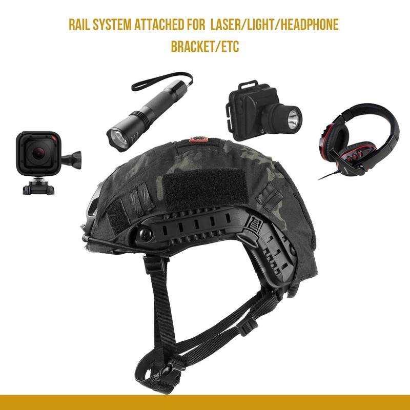 OneTigris PJ Tactical Quick Helmet with Removable Helmet Cover for