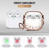 Maxjoy for Cute AirPods 4 Case 2024 with Safety Lock,Compatible