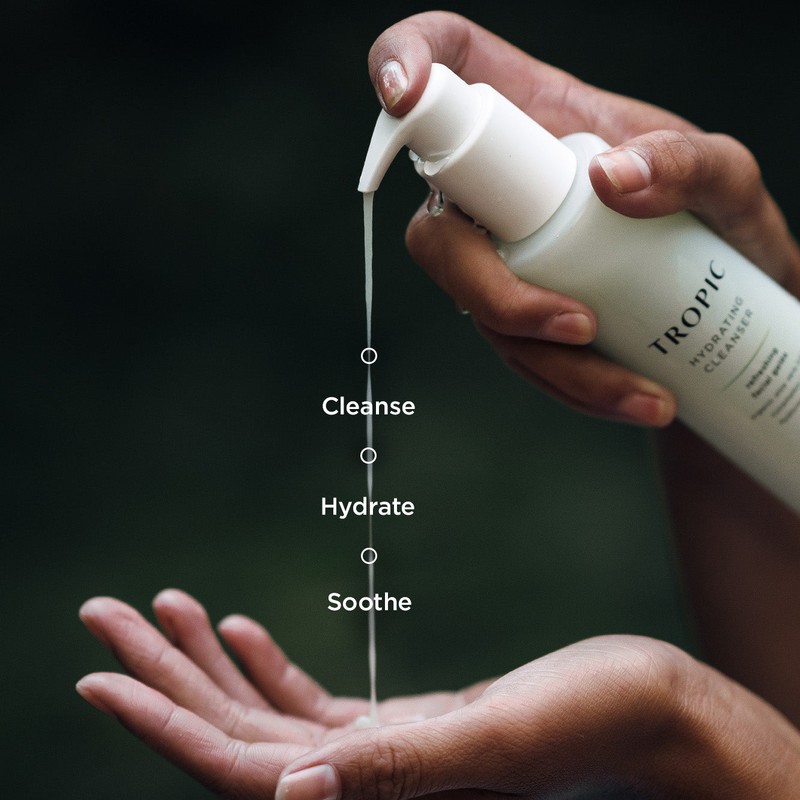 Tropic Skincare Hydrating Cleanser Refreshing Facial Gelée, Cleanser