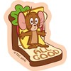 Tom and Jerry (EAT,EAT,EAT) Matte Sticker Set IS1058