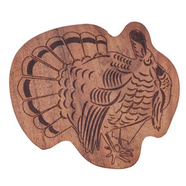 C&F Home Turkey Wood Coasters S/4 Brown