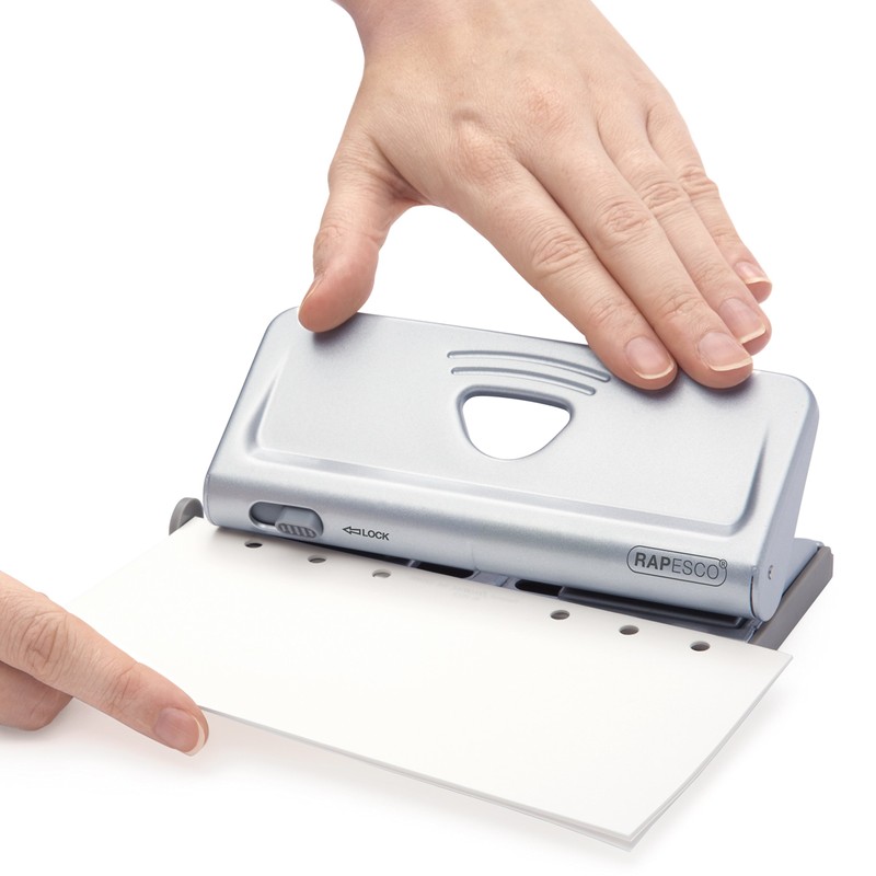 Rapesco Adjustable, 6 Hole Paper Punches (1344)