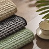 Unique Woven Bathroom Mat, Super Absorbent Quick Dry Non Slip