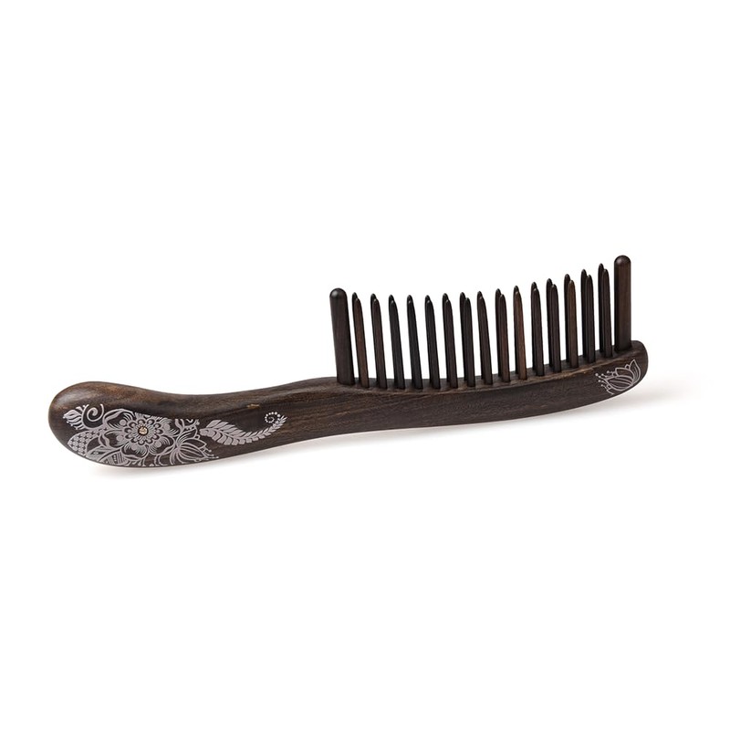 TAN MUJIANG TAN KITSAN "Serve" Hair Comb | African Ebony