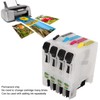 Ink Cartridges Compatible Refill Replacement With Permanent Chip 4 Colors
