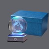 ZYXLJH 3D Dolphin Crystal Ball with Colorful Led Base,Couples for