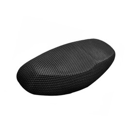 Hihaha XXL Black Motorcycle Net Mesh Seat Full Cover Breathable Cushion Durable Material