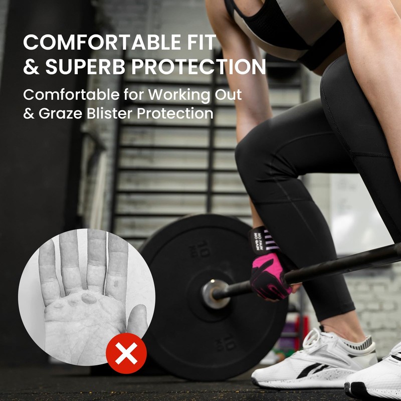 Weight Lifting Gloves Workout Gloves Women Men Crossfit with Wrist