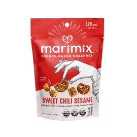 Marimix Snack Mix | Sweet Chili Sesame | Crunch Baked Sweet & Salty Savory Plant Based Naturally Gluten Free Whole Grain Fiber Charcuterie Pretzel Trail Party Mix | No Artificial Ingredients