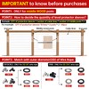 Muzata 120PCS Stainless Steel T316 Protective Sleeves Cable Railing Kit