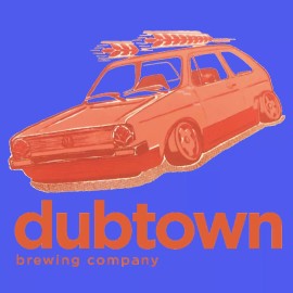 Dubtown Brewing Company Sticker Craft Beer Renton WA Washington VW Car Bus Van