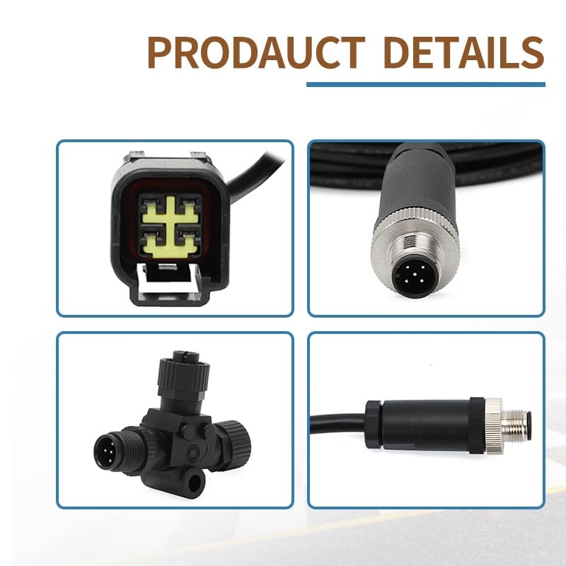 NBWIYQP Replace for 000-0120-37 Yamaha Engine Interface Cable Connects to