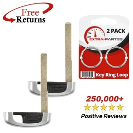 Extra-Partss 2 Remote Keyless Entry Fob Uncut Key Replacement For Ford 5b SUV (M3N-A3C054339