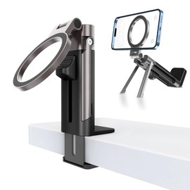 SOGUE Metal Airplane Travel Essentials Phone Holder Mount for MagSafe N55×40 Magnetic Phone Stand for Desk,Europe Vacation Essentials Universal 360° Swivel Travel Gadgets Cruise Must Haves