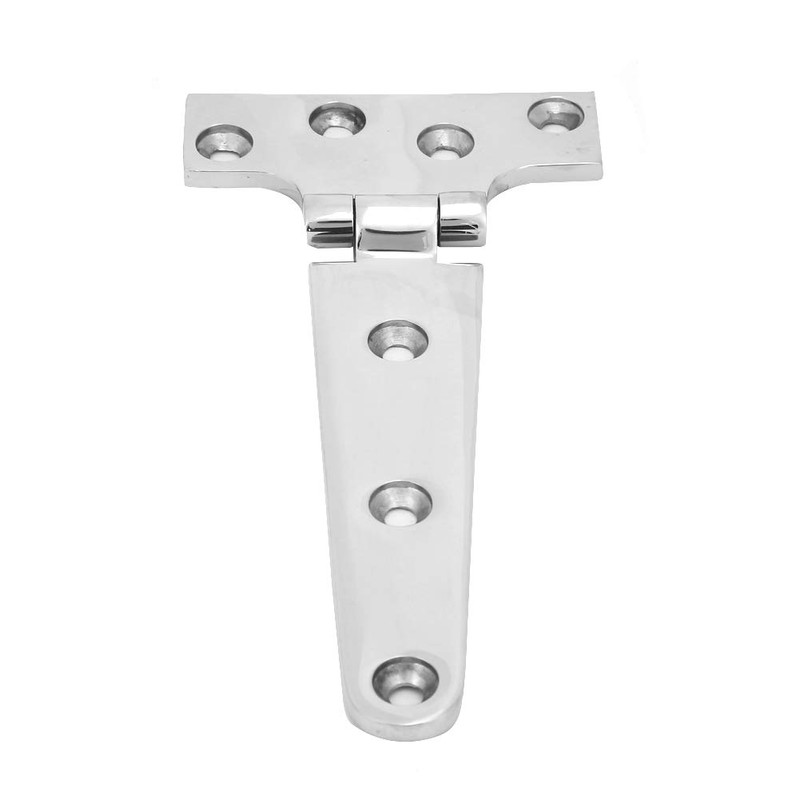 Thickened Stainless Steel T Hinge with Smooth Surface, High Hardness,