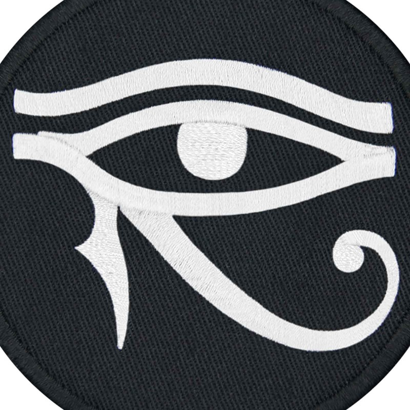 EmbTao The Eye of Horus Wedjat Patch Embroidered Badge Biker