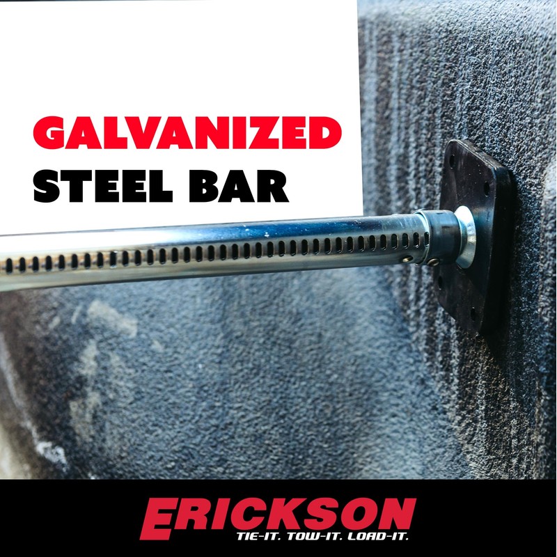 Erickson Ratcheting Cargo Bar, Adjustable from 44" to 74", Includes