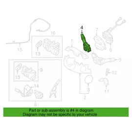 Kia Genuine SWITCH ASSY-WIPER & WASHER 93420-1U000 for Elantra Forte Rio Forte5/Koup