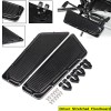 Unbranded Black CNC Driver Stretched Floorboard For Harley Touring Softail