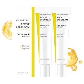 2 Unidades De Crema Revitalizante Para El Contorno De Ojos, Crema Revitalizante Para El Contorno De Ojos Con Péptido De Retinol, Reduce Las Arrugas, Reafirma E Hidrata, Apta Para Todo Tipo De