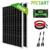 PFCTART 200W 12V Solar Panel Kit Monocrystallin