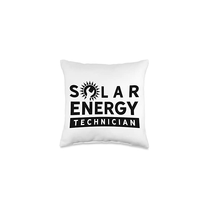 Solar energy technicians solar power solar power Throw Pillow