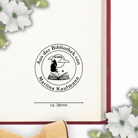 Ex Libris Stamp - Book Stamp with Your Name in Various Designs to Choose From - Customise and Order Right Here