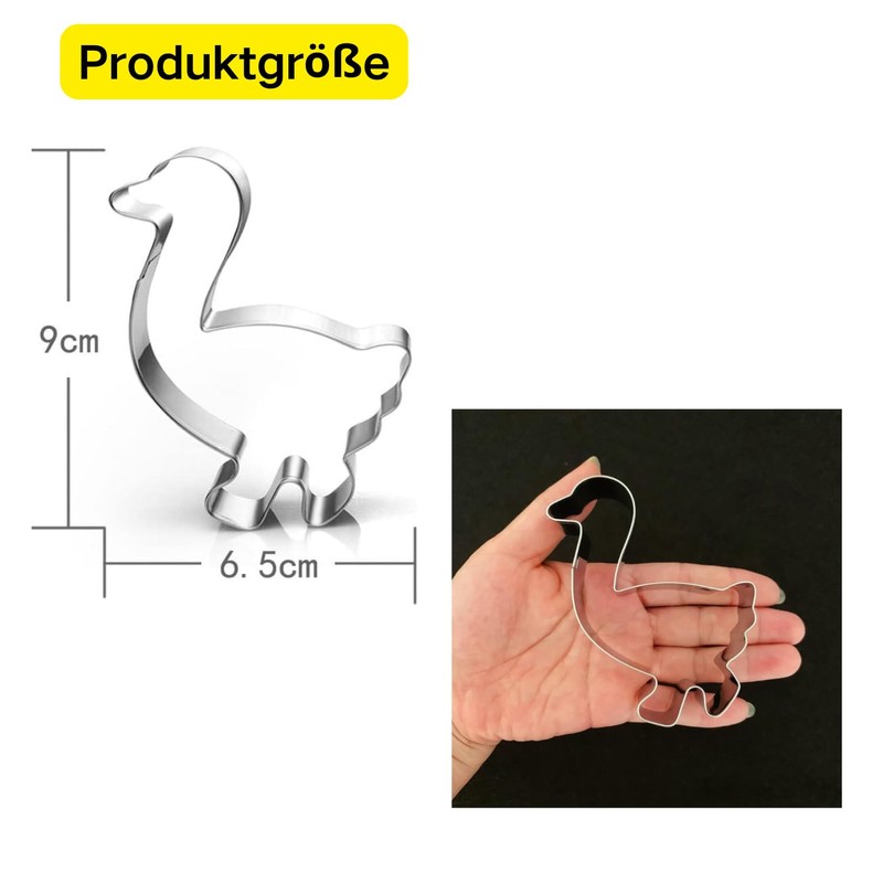 Ukoosien Small Goose Cookie Cutter 9 cm Dishwasher Safe Martin